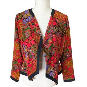 Vintage 90s‎ Open Front Blazer Jacket